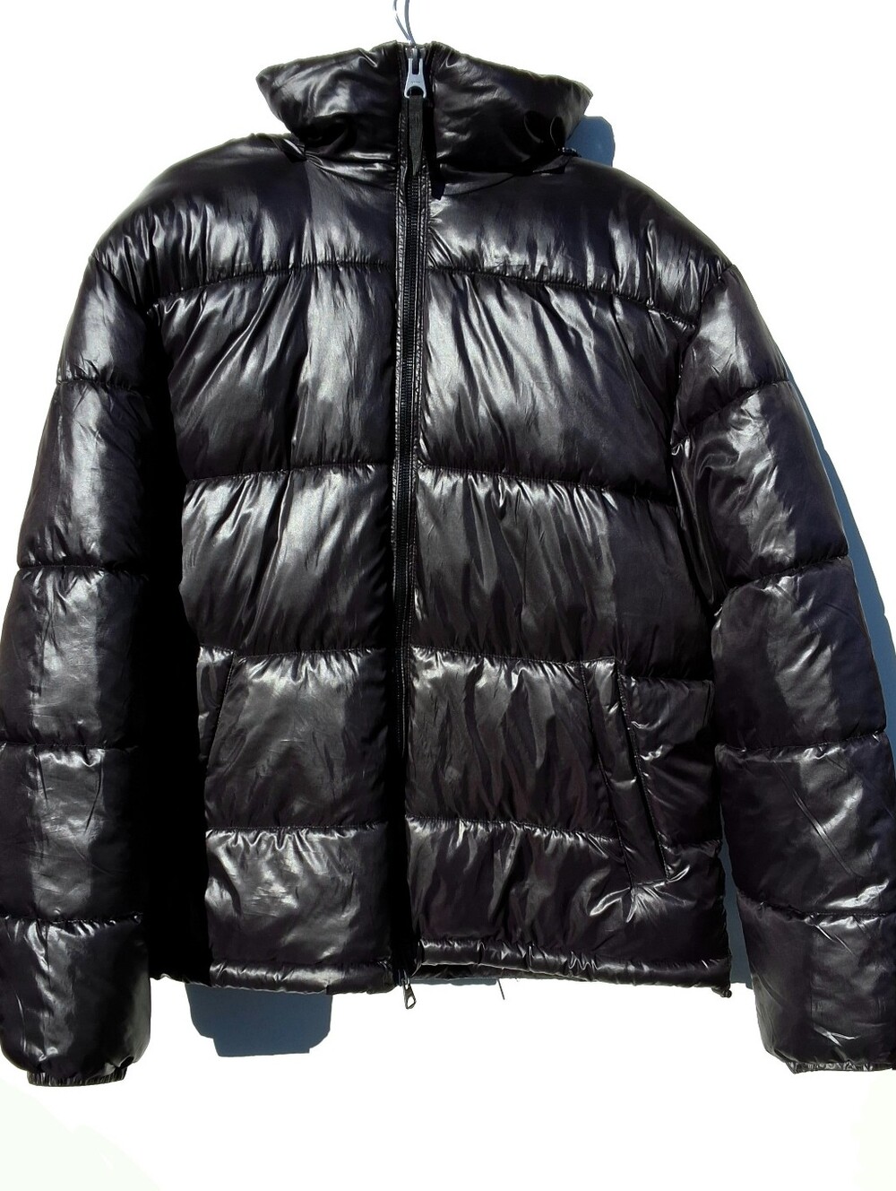 H&M Oversized Fit Puffer Jacket - Black (Size M)